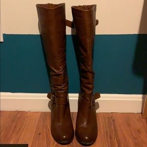 Aldo leather boots for women